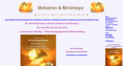 Desktop Screenshot of metatron.ancienthealing.de