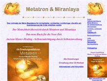Tablet Screenshot of metatron.ancienthealing.de