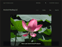 Tablet Screenshot of ancienthealing.net